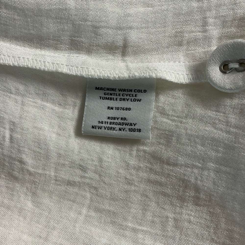 Ruby Rd. White Textured Button Front Jacket - image 6